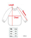 Toddler 12M-36M Waterproof Baby Smock Apron Bib With Crumb Catcher 6 Designs